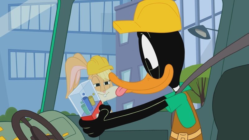 v.li.: Lola Bunny, Daffy Duck – Bild: Bugs Bunny Builders and all related characters and elements are trademarks of and © Warner Bros. Entertainment Inc.