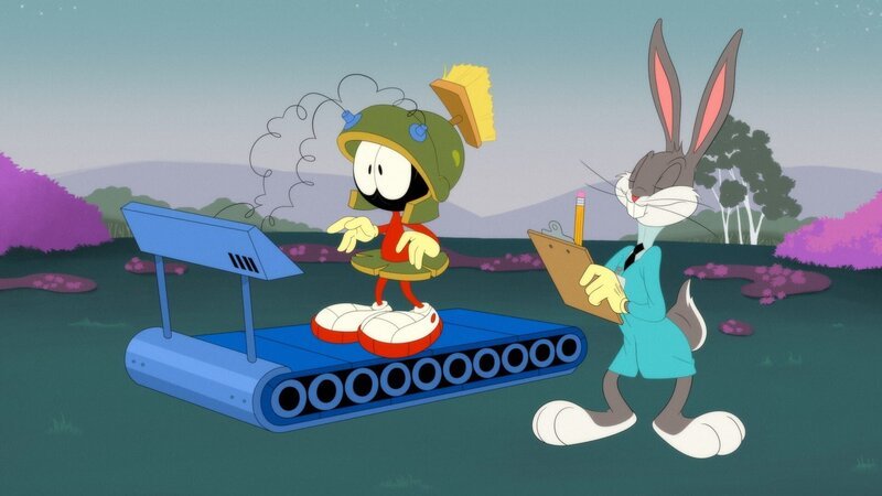 v.li.: Marvin the Martian, Bugs Bunny – Bild: Warner Bros. Entertainment Inc. LOONEY TUNES and all related characters and elements are trademarks of and © Warner Bros. Entertainment Inc. All Rights Reserved