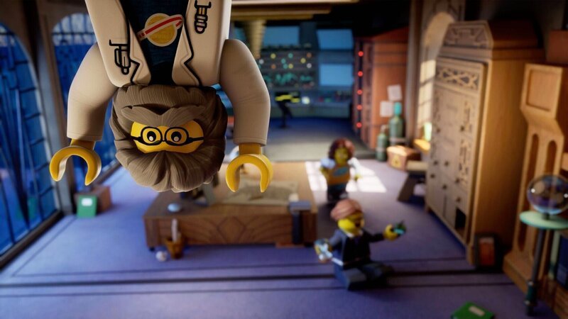 Physik-Lehrer Mr. Oswald macht eine Entdeckung. – Bild: LEGO /​ Die Anomalie