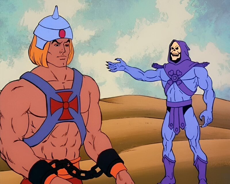 Bild: Masters of the Universe and associated trademarks and trade dress are owned by, and used under license from, Mattel; © 1983 Mattel. Under License to Classic Media. He-Man and the Masters of the Universe. All Rights Reserved. Lizenzbild frei
