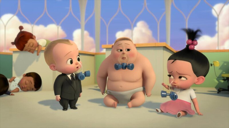 L-R: Boss Baby, Jimbo, Staci – Bild: Disney Channel