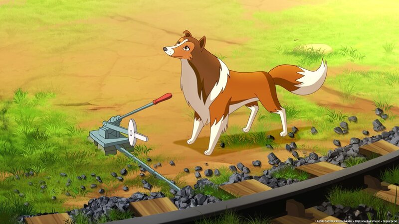 Dank Lassie kann eine Katastrophe verhindert werden. – Bild: ZDF/​Classic Media/​DC Entertainment/​Superprod
