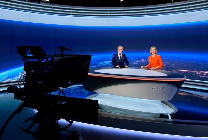 Tarek Leitner und Nadja Bernhard. – Bild: ORF 2