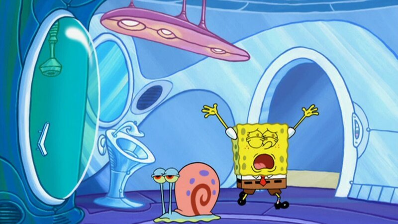 L-R: Gary, SpongeBob – Bild: ViacomCBS