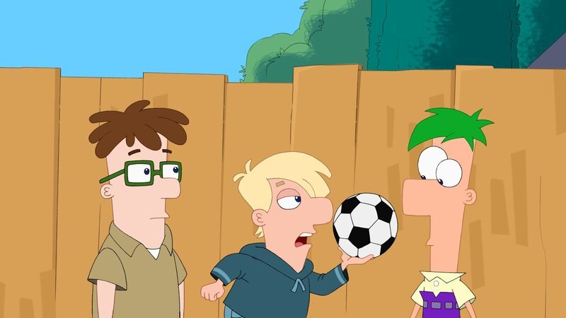 First from right: Ferb Fletcher COUSIN 1, COUSIN 2, FERB – Bild: 2011 Disney Enterprises, Inc. All rights reserved.