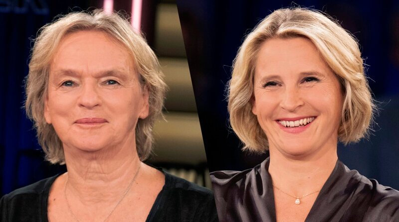 Heute moderieren Elke Heidenreich (l) und Susan Link die Sendung. – Bild: WDR/​Melanie Grande