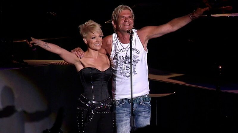 Das Beste von den legendären Schlagerfamilien. Mit The Kelly Family, Michelle & Matthias Reim, Wolle & Achim Petry sowie den unvergessenen Schlagerschwestern Jacob Sisters. Prominente wie Andy Borg, Eva Jacob, Achim Petry und Dominique Lacasa erzählen vom „Schlager in Familie“. – Michelle und Matthias Reim. – Bild: SWR/rbb Das Beste von den legendären Schlagerfamilien. Mit The Kelly Family, Michelle & Matthias Reim, Wolle & Achim Petry sowie den unvergessenen Schlagerschwestern Jacob Sisters. Prominente wie Andy Borg, Eva Jacob, Achim Petry und Dominique Lacasa erzählen vom „Schlager in Familie“. – Michelle und Matthias Reim. – Bild: SWR/rbb
