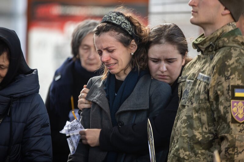Putins Krieg bringt Tod, Elend und Zerstörung in die überfallene Ukraine. – Bild: ZDF und Oleksandr Khomenko./​Oleksandr Khomenko