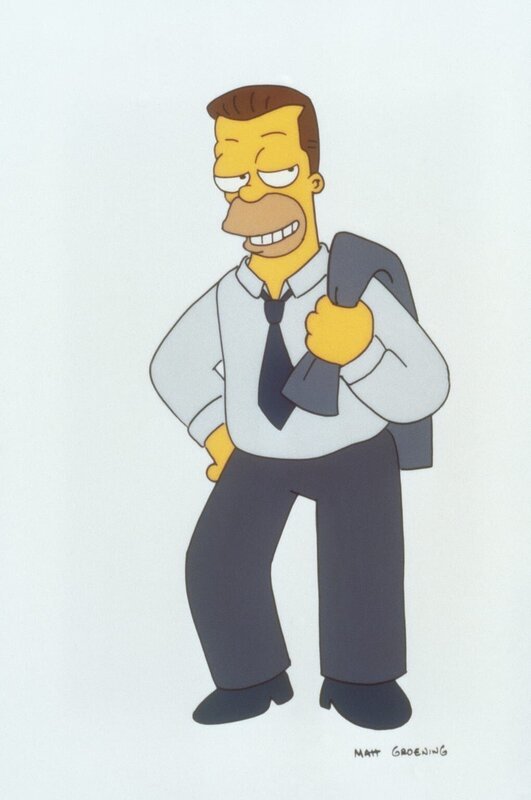 Homers Vater verrät seinem Sohn ein Geheimnis: Homer hat einen unehelichen Halbbruder. Die Überraschung ist groß, als sich der Halbbruder (Bild) als Millionär entpuppt. – Bild: und TM Twenthieth Century Fox Film Corporation – Alle Rechte vorbehalten Lizenzbild frei