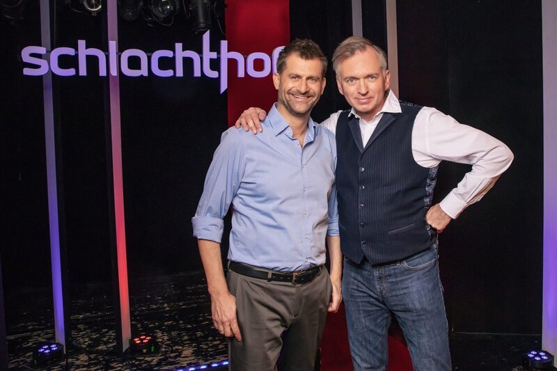 Von links: Michael Altinger und Christian Springer. – Bild: BR/​Markus Konvalin