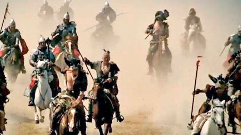 Osmanische Reiter auf ihren Pferden – Bild: PHOENIX/​ZDF