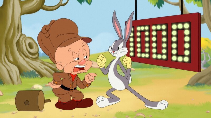 v.li.: Elmer Fudd, Bugs Bunny – Bild: Warner Bros. Entertainment Inc. LOONEY TUNES and all related characters and elements are trademarks of and © Warner Bros. Entertainment Inc. All Rights Reserved