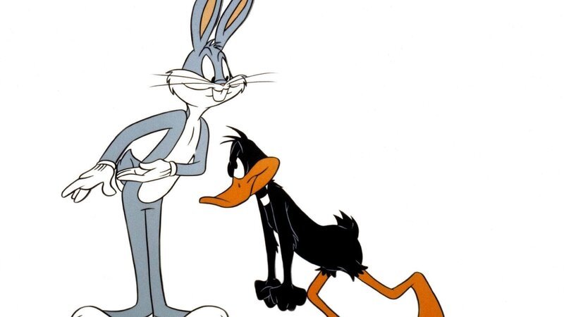 Bugs Bunny und Daffy Duck – Bild: Warner Bros. Das SUPER RTL-Bildmaterial darf nur zur redaktionellen Berichterstattung im Zusammenhang mit der jeweiligen Sendung unter Angabe der Credits und Beachtung der unter http:/​/​kommunikation.superrtl.de genannten  …