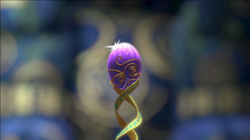 Das rätselhafte Ei hat Michael im Tempel der Chumbas gefunden. – Bild: ZDF/​method Film/​DQ Entertainment