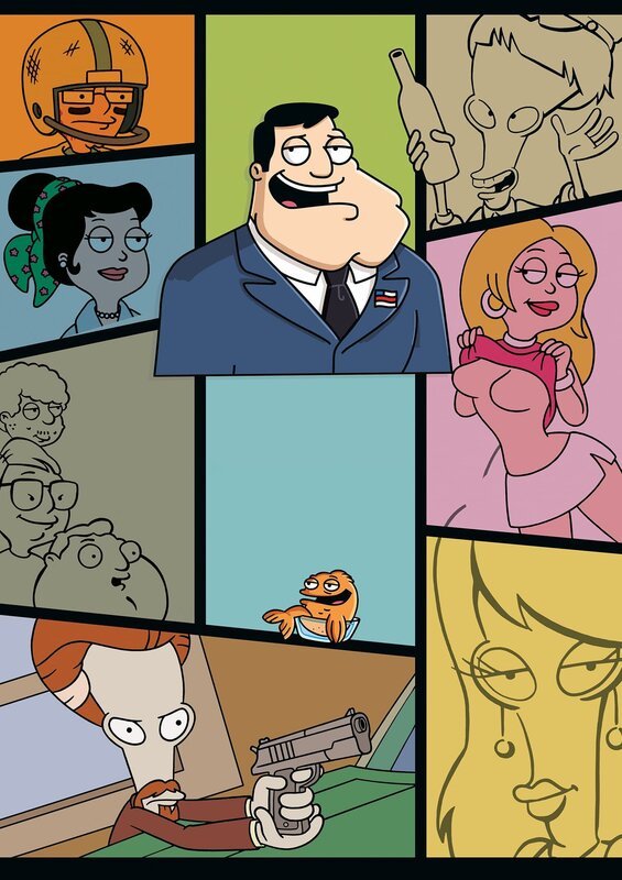 (5. Staffel) – American Dad – Artwork – Bild: 2007 Fox and its related entities.  All rights reserved. Lizenzbild frei