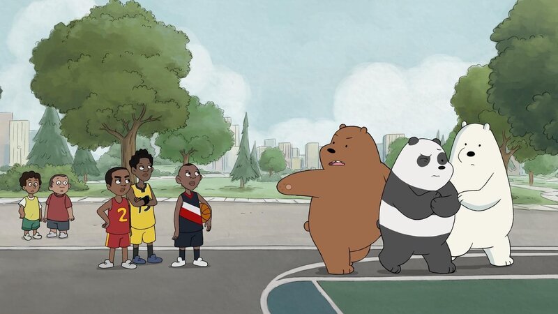 Vorne, v.li.: Grizzly Bear, Panda Bear, Ice Bear – Bild: Cartoon Network