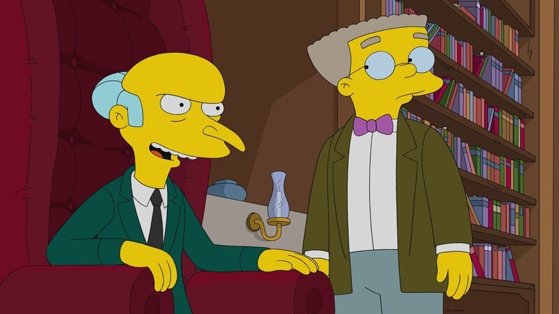 Mr. Burns (l.); Smithers (r.) – Bild: 2020 by Twentieth Century Fox Film Corporation. Lizenzbild frei