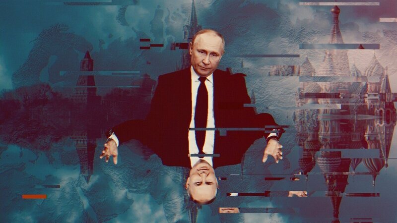 Russlands Präsident Wladimir Putin hat mit seinem Angriffskrieg auf die Ukraine die freie Welt zum Umdenken gebracht. – Bild: ZDF und Filmgraphik Russlands Präsident Wladimir Putin hat mit seinem Angriffskrieg auf die Ukraine die freie Welt zum Umdenken gebracht. – Bild: ZDF und Filmgraphik