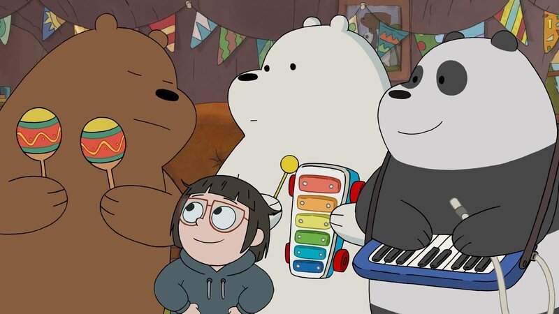v.li: Grizzly Bear, Chloe, Ice Bear, Panda Bear – Bild: 2017 The Cartoon Network. A Time Warner Company. All Rights Reserved