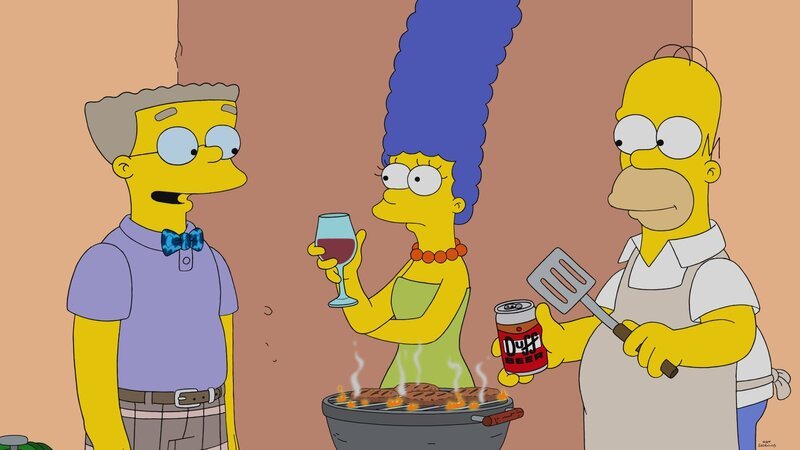 (v.l.n.r.) Smithers; Marge; Homer – Bild: 2021 by 20th Television Lizenzbild frei