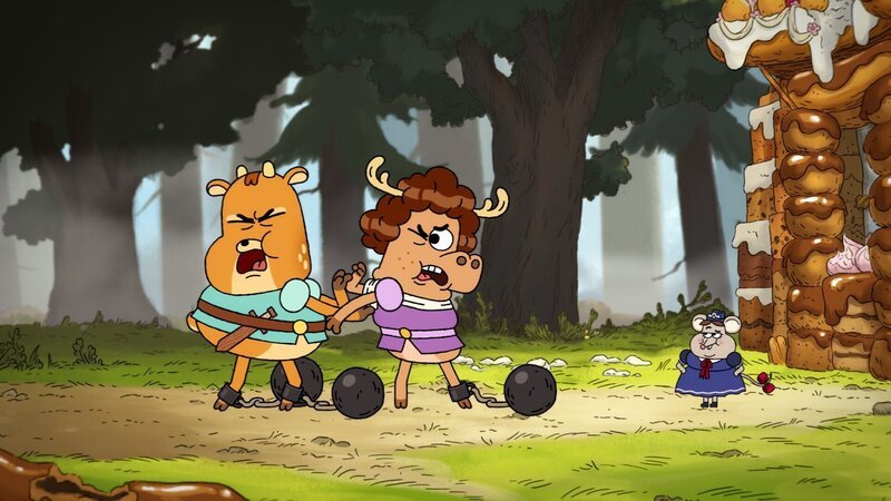 v.li.: Prinz Ivandoe, Dudley, Posy Pippins – Bild: Cartoon Network Studios