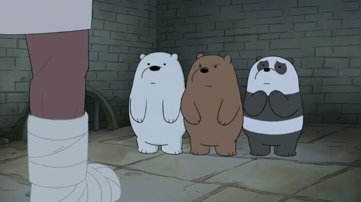 v.li: Baby Ice Bear, Baby Grizz, Baby Panda – Bild: TM and © 2019 The Cartoon Network, Inc. A WarnerMedia Company. All Rights Reserved