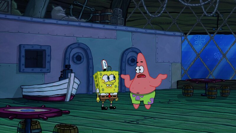 L-R: SpongeBob, Patrick – Bild: ViacomCBS