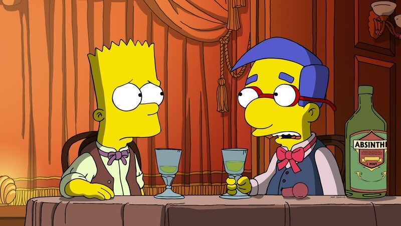 Bart (l.); Milhouse (r.) – Bild: 2020 by Twentieth Century Fox Film Corporation. Lizenzbild frei