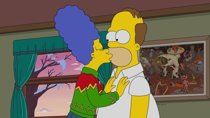 Marge (l.); Homer (r.) – Bild: 2021 by 20th Television. Lizenzbild frei