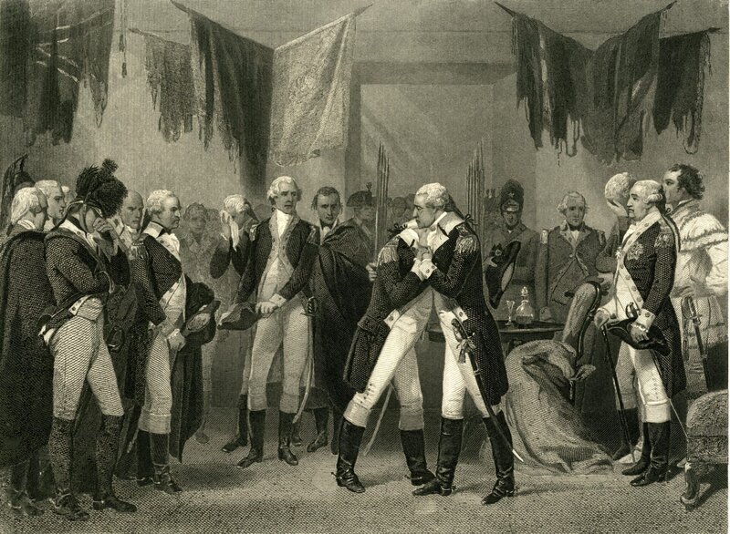 George Washington nimmt am Ende der amerikanischen Revolution Abschied von seinen Offizieren. – Bild: Copyright: Discovery Communications, Inc. For Show Promotion Only