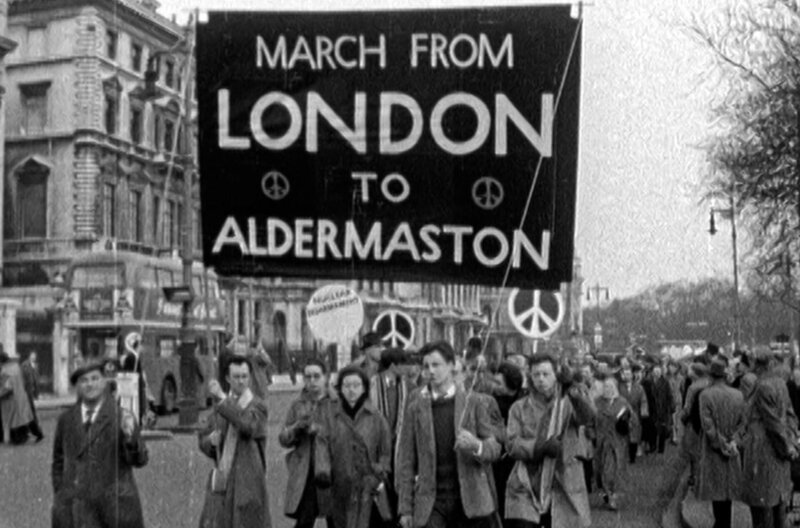Marsch von London zum Atomwaffenforschungszentrum nach Aldermaston, Ostern 1958 – Bild: WDR /​ © Getty Images /​ © Getty Images