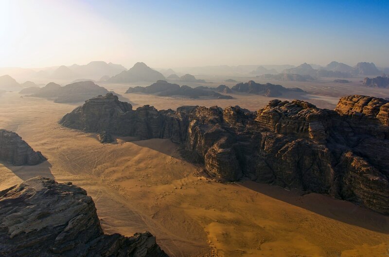 Sandsteinfelsen im Wadi Rum – Bild: Aaron Schwab /​ © Aaron Schwab