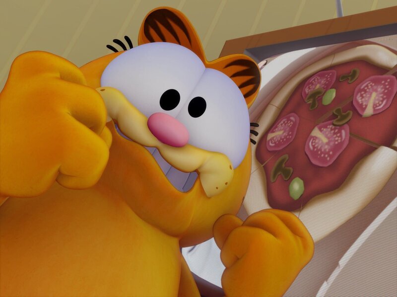 Garfield plagen bereits Wahnvorstellungen. – Bild: HR/​DARGAUD MEDIA
