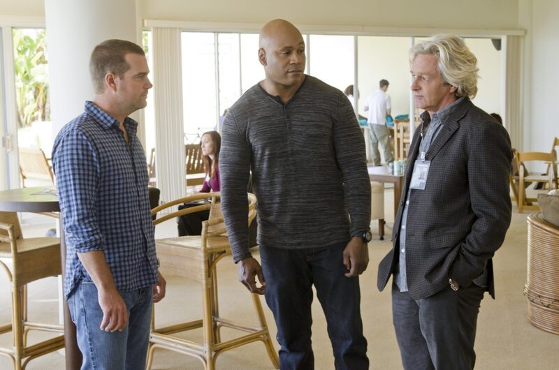 Pictured: Chris O’Donnell as Special Agent G. Callen, LL COOL J as Special Agent Sam Hanna) and William Russ as Martin Lake. – Bild: CBS Studios Inc. All Rights Reserved. Lizenzbild frei