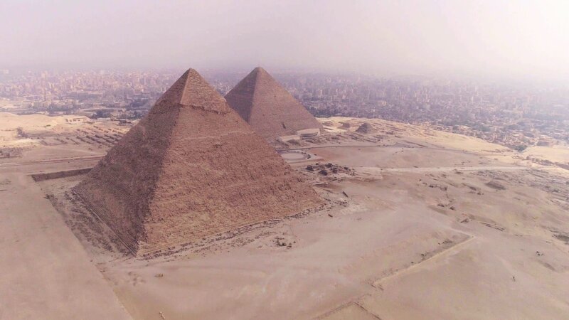 Die größte Pyramide der Welt: das Grabmal von Pharao Cheops. – Bild: ZDF und Vincent Perret./​Vincent Perret