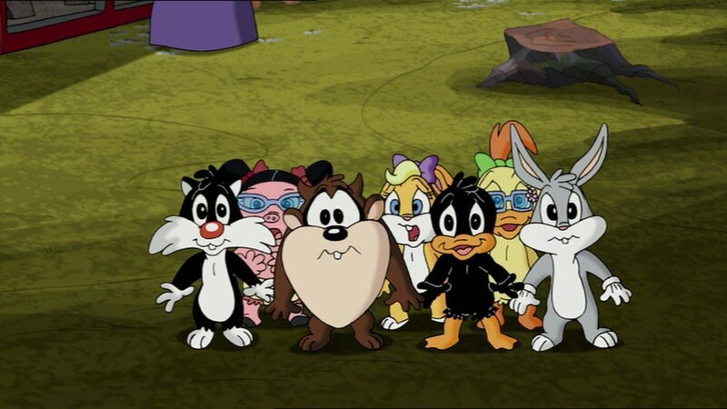 In the front: Baby Sylvester, Baby Taz, Baby Daffy, Baby Bugs – Bild: 36