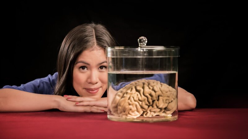 Das Gehirn ist die komplexeste Struktur, die im Universum bekannt ist. Dr. Mai Thi Nguyen-Kim zeigt, wie es tickt. – Bild: ZDF und Maike Simon./​Maike Simon