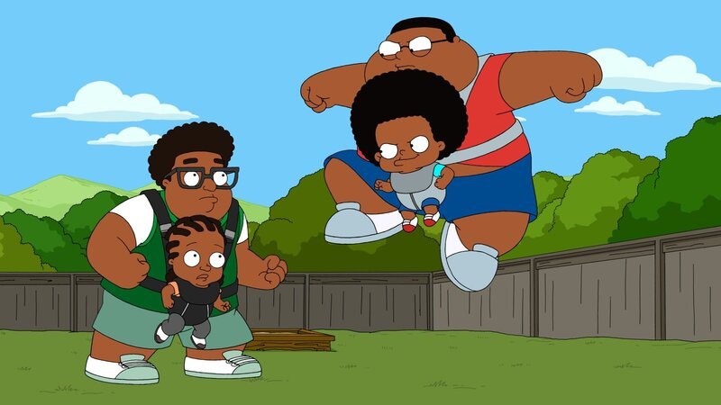 (v.l.n.r.) Franklin King; Rodney King; Rallo Tubbs; Cleveland Brown Jr. – Bild: Paramount /​ FOX /​ 2011 FOX BROADCASTING /​ THE CLEVELAND SHOW and TCFFC ALL RIGHTS RESERVED.