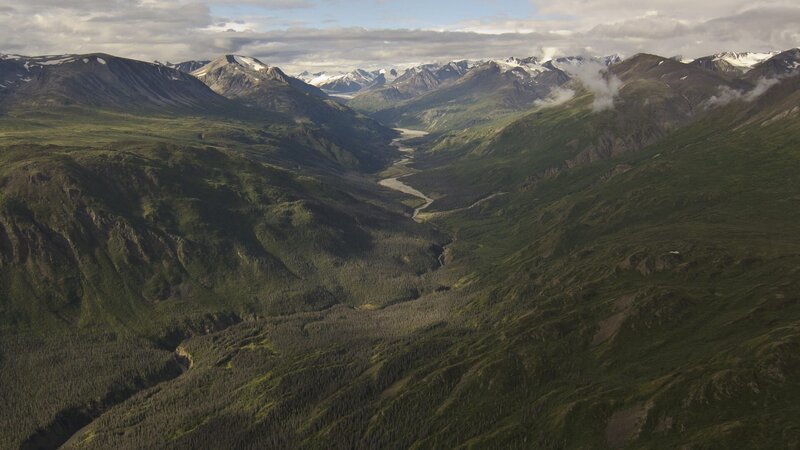 Einer der wildesten und unberührtesten Nationalparks Kanadas: der Kluane Nationalpark. – Bild: ZDF und Jochen Schliessler.
