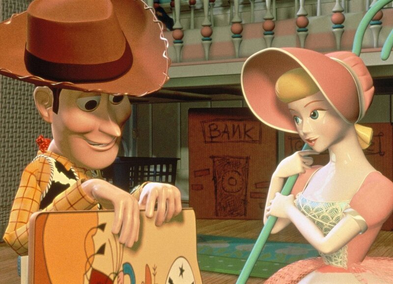 Toy Story Zarte Liebe im Spielzeugland: Cowboy Woody mit seiner Angebeteten – Bild: SRF/​Disney/​PIXAR