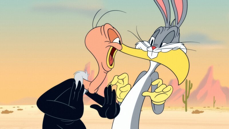 v.li.: Beaky Buzzard, Bugs Bunny – Bild: Warner Bros. Entertainment Inc. LOONEY TUNES and all related characters and elements are trademarks of and © Warner Bros. Entertainment Inc. All Rights Reserved