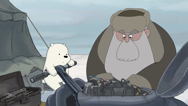 v.li.: Baby Ice Bear, Yuri – Bild: Cartoon Network