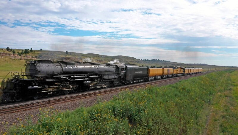 Big Boy 2019 fährt auf der Strecke der Transkontinental Railway. – Bild: SWR