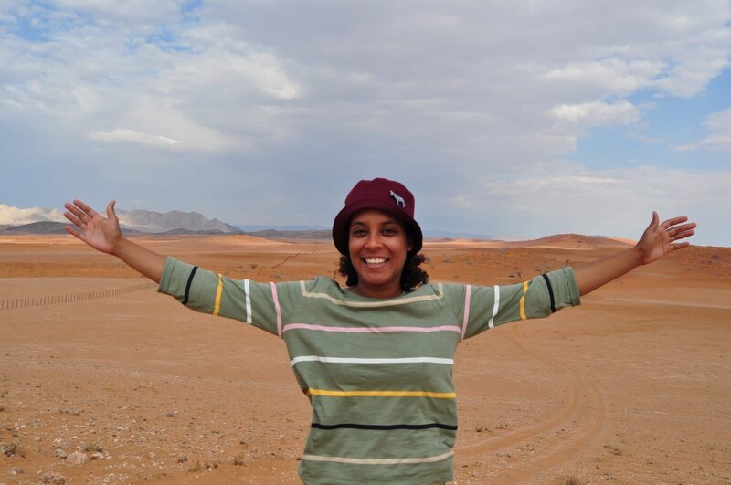 In Namibia erlebt Pia, wie unendlich weit die Wüste ist und welche Wunderwesen sich hier verbergen. – Bild: BR/​TEXT+BILD Medienproduktion GmbH & Co. KG