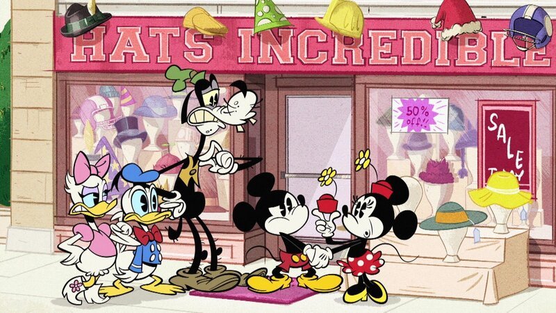 L-R: Daisy Duck, Donald Duck, Goofy, Micky Maus, Minnie Mouse – Bild: Disney Channel