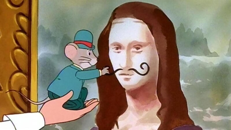 01 Landmaus und Stadtmaus Die bärtige Mona Lisa – Bild: Fix und Foxi