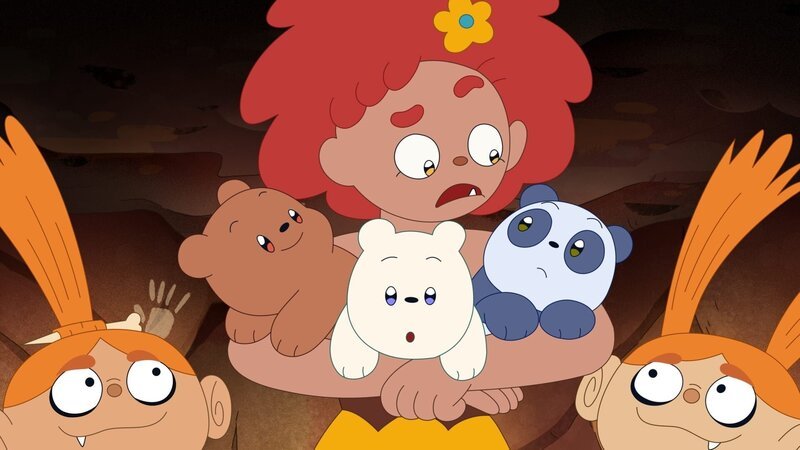 v.li.: Ugg, Baby Grizz, Baby Ice Bear, Flower (oben), Baby Panda, Bugg – Bild: Courtesy of Warner Brothers