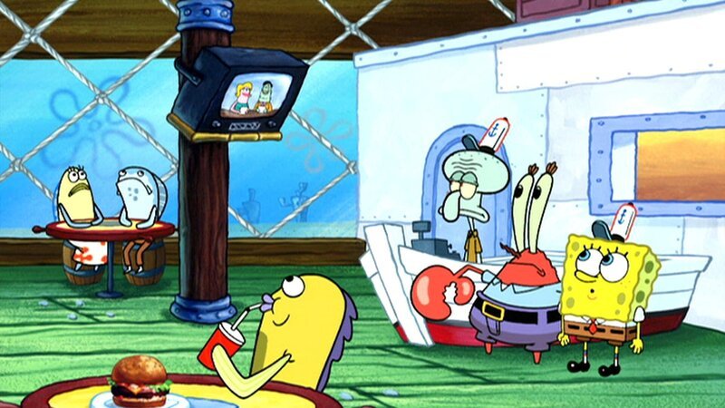 Squidward, Mr. Krabs, SpongeBob – Bild: ViacomCBS