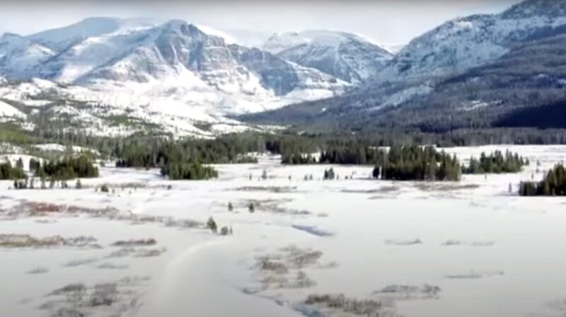 Yellowstone Nationalpark im Winter – Bild: phoenix/​ZDF/​arte