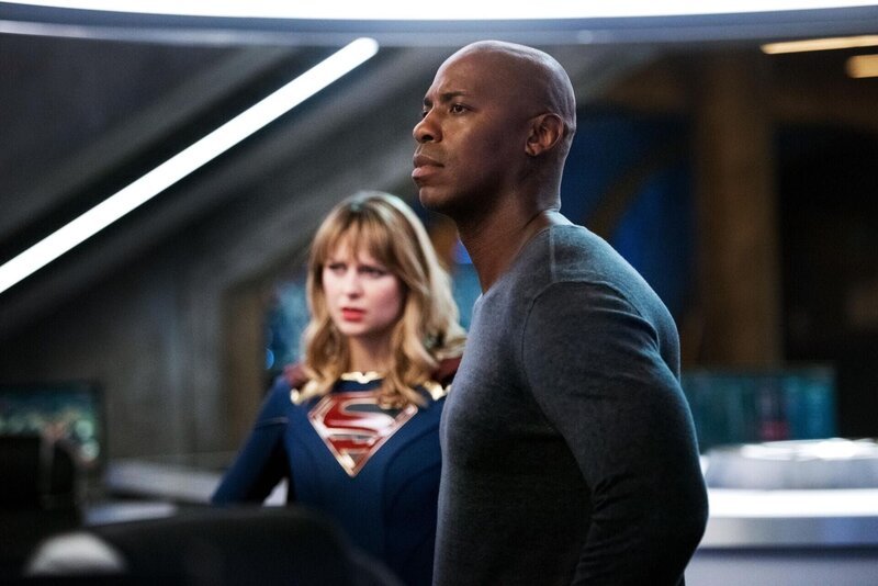 Kara alias Supergirl (Melissa Benoist, l.); James (Mehcad Brooks, r.) – Bild: 2019 The CW Network, LLC. All Rights Reserved. /​ Dean Buscher Lizenzbild frei